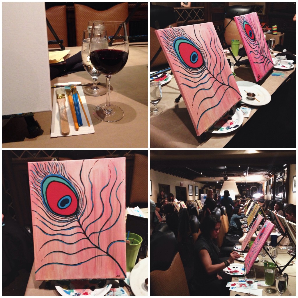 painting and vino 2