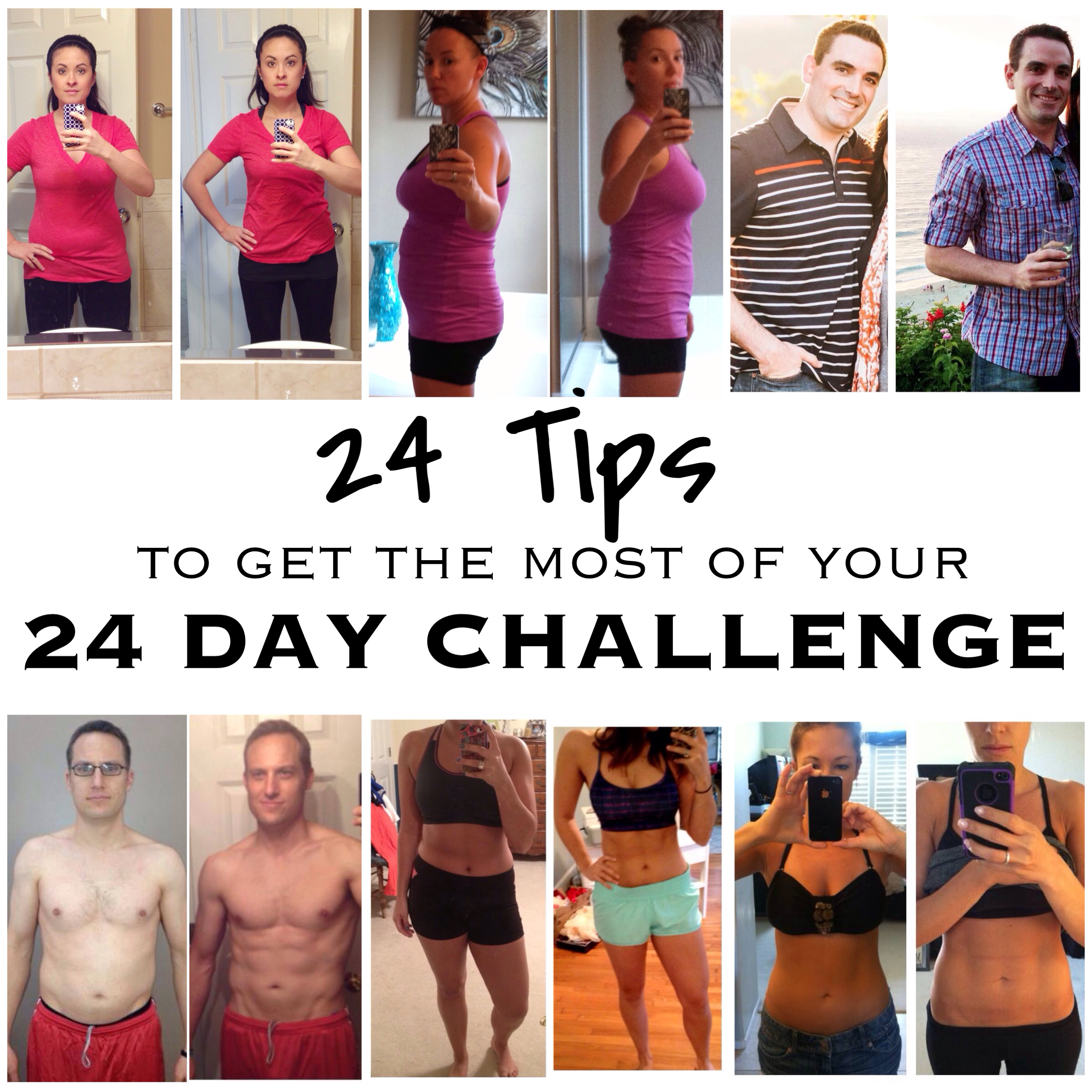 24 day challenge tips